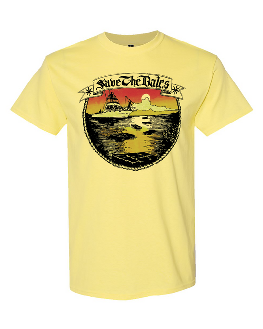 Save The Bales T-Shirt – Vintage Surf Style Graphic Tee | Funny Beach Boat Shirt