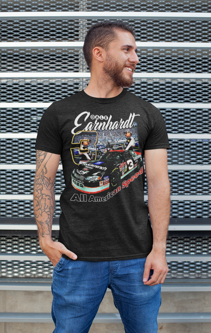 Dale Earnhardt #3 “All American Speed” NASCAR Racing Shirt Vintage Style TriBUTE