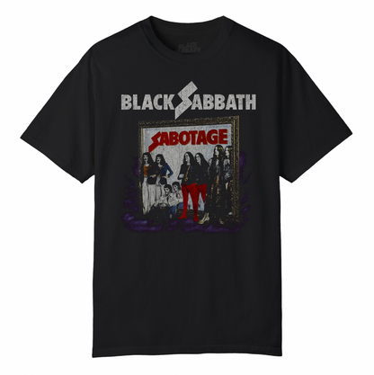 Black Sabbath Sabotage Ozzy Osbourne Rock and Roll Album Style T-shirt S-5XL