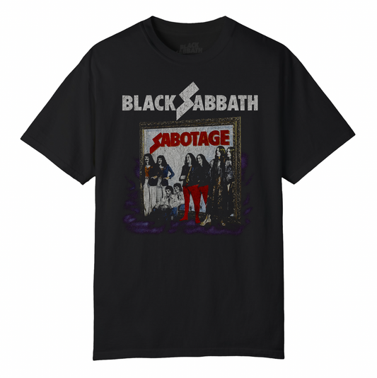 Black Sabbath Sabotage Ozzy Osbourne Rock and Roll Album Style T-shirt S-5XL