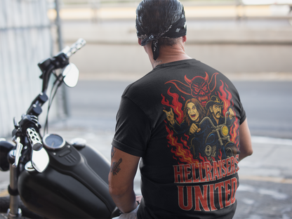 Hellraisers United T-Shirt – Ozzy & Lemmy Tribute Biker Tee – Support Your Loco