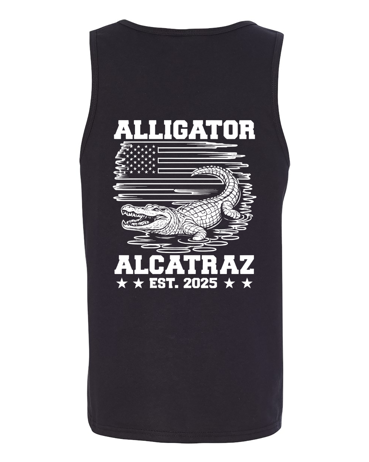 🧨 Alligator Alcatraz – EST. 2025 🧨  Patriotism Meets Swamp Justice.