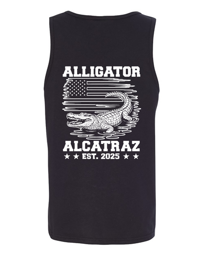 🧨 Alligator Alcatraz – EST. 2025 🧨  Patriotism Meets Swamp Justice.