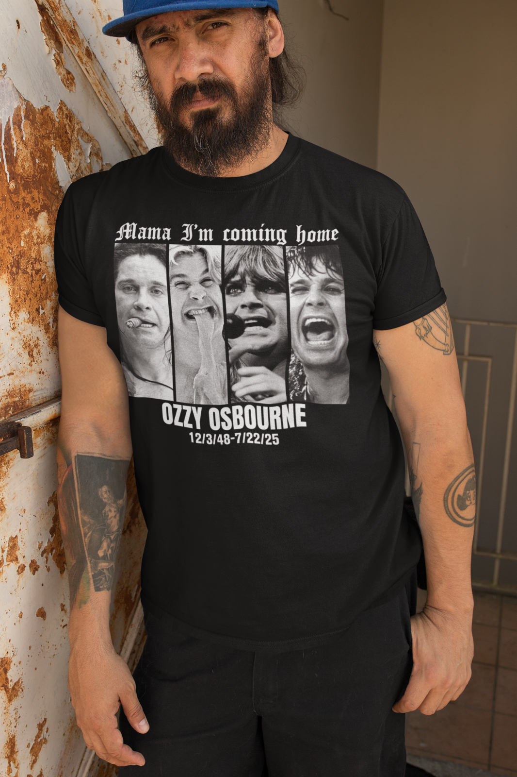 Ozzy Osbourne “Mama I’m Coming Home” Tribute T-Shirt – Vintage Rock Memorial Tee