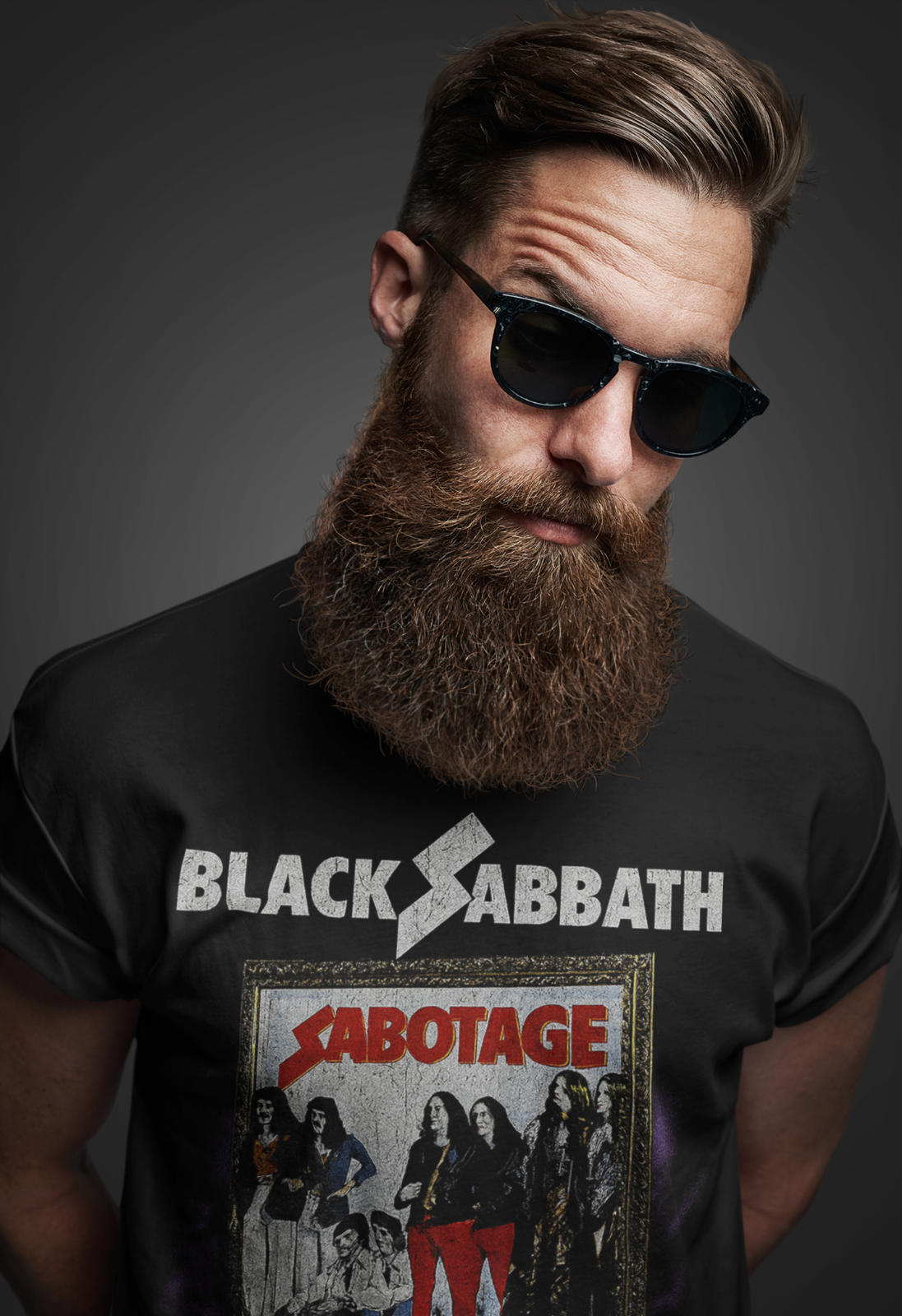 Black Sabbath Sabotage Ozzy Osbourne Rock and Roll Album Style T-shirt S-5XL