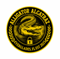 Alligator Alcatraz Sticker – UV Weatherproof Decal Everglades FL 2025 Car Laptop