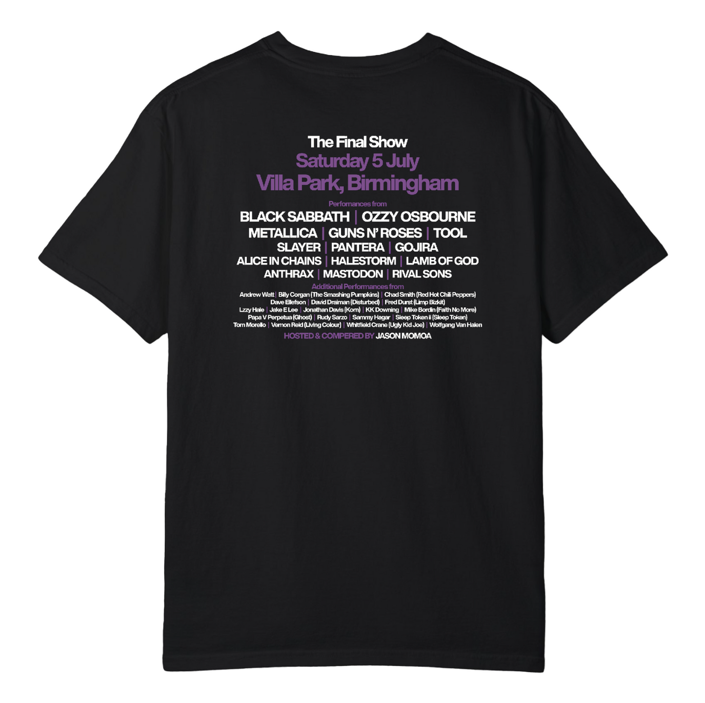 Black Sabbath Back To The Beginning In Birmingham On July 5 2025 T-Shirt SALE!!
