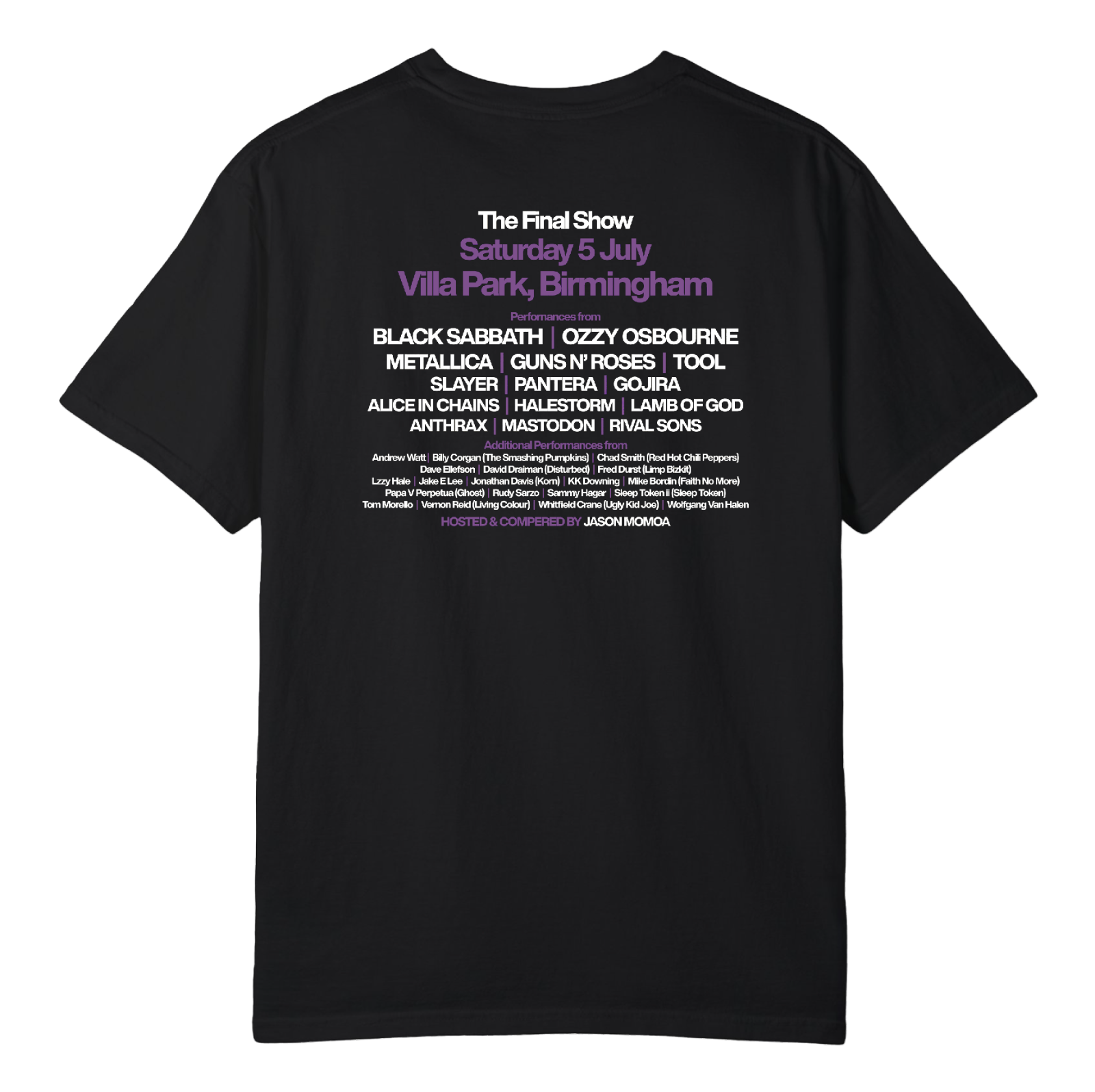 Black Sabbath Back To The Beginning In Birmingham On July 5 2025 T-Shirt SALE!!