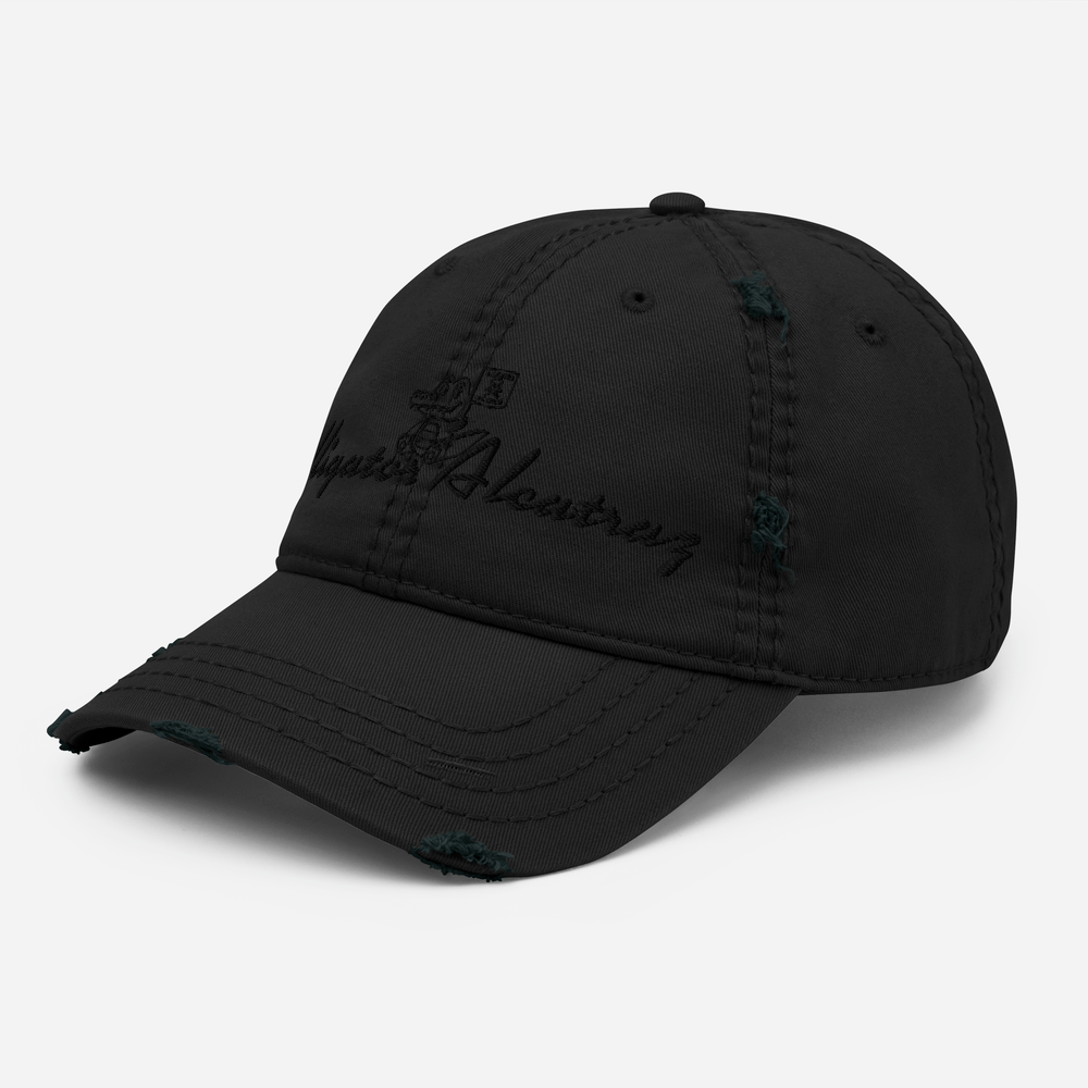 Alligator Alcatraz Distressed Dad Hat – Vintage Style, Streetwear Vibes, Adjusta