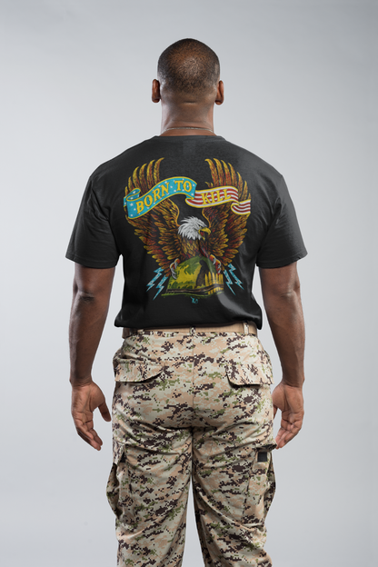 Combatant® “Born to Kill” USA Eagle T-Shirt – Military Graphic Tee