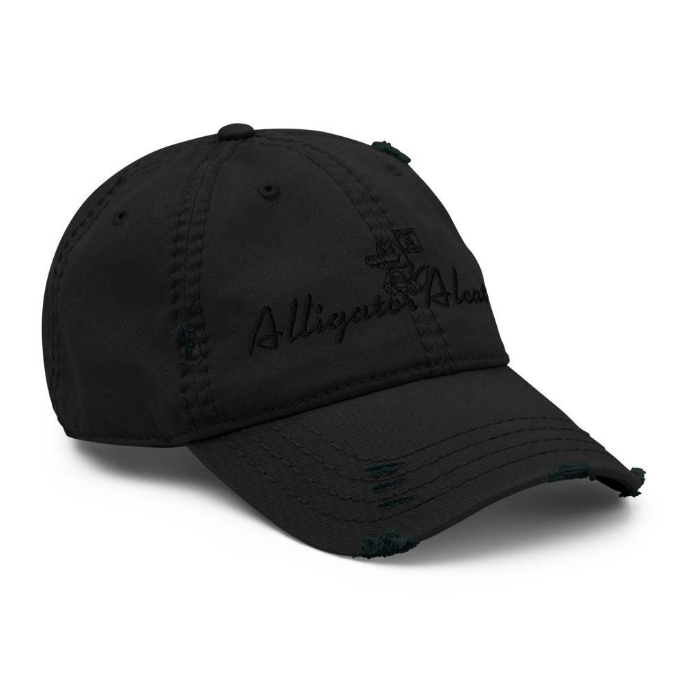 Alligator Alcatraz Distressed Dad Hat – Vintage Style, Streetwear Vibes, Adjusta