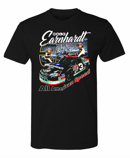 Dale Earnhardt #3 “All American Speed” NASCAR Racing Shirt Vintage Style TriBUTE