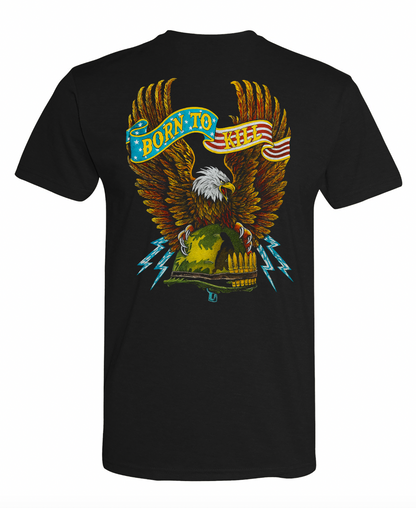 Combatant® “Born to Kill” USA Eagle T-Shirt – Military Graphic Tee