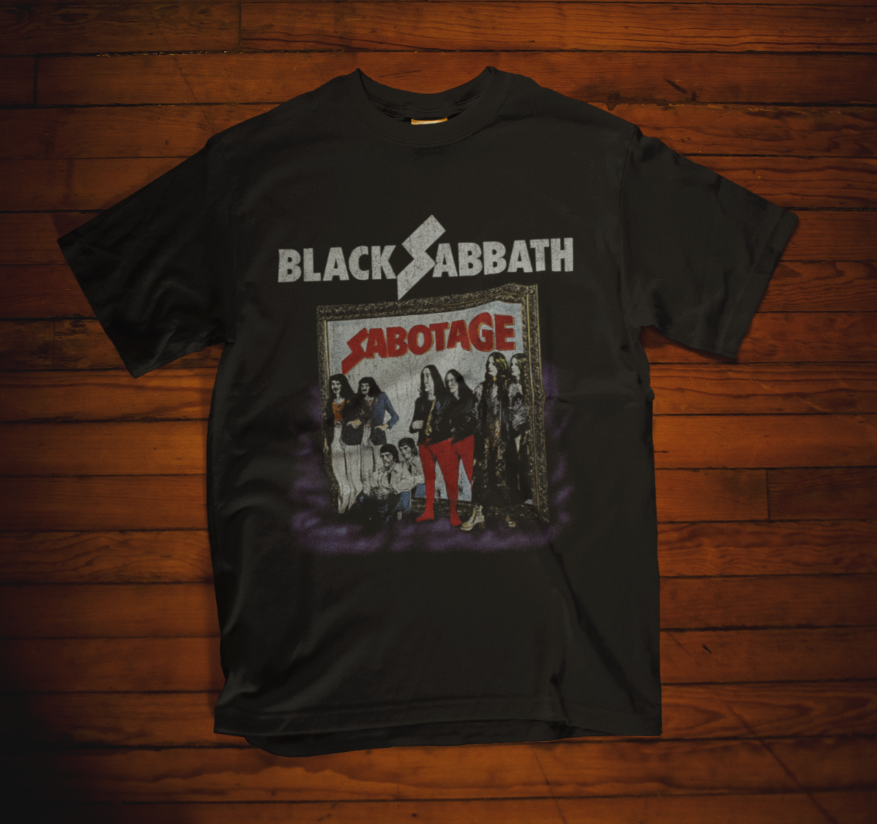 Black Sabbath Sabotage Ozzy Osbourne Rock and Roll Album Style T-shirt S-5XL
