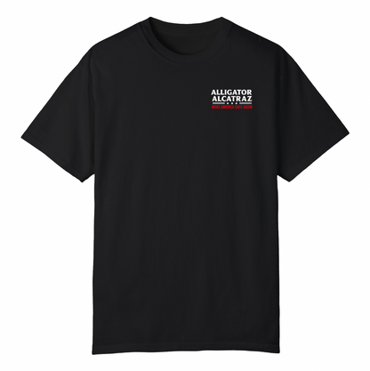 Alligator Alcatraz ICE Sheriff Gator T-Shirt – Funny Double-Sided Satire Graphic