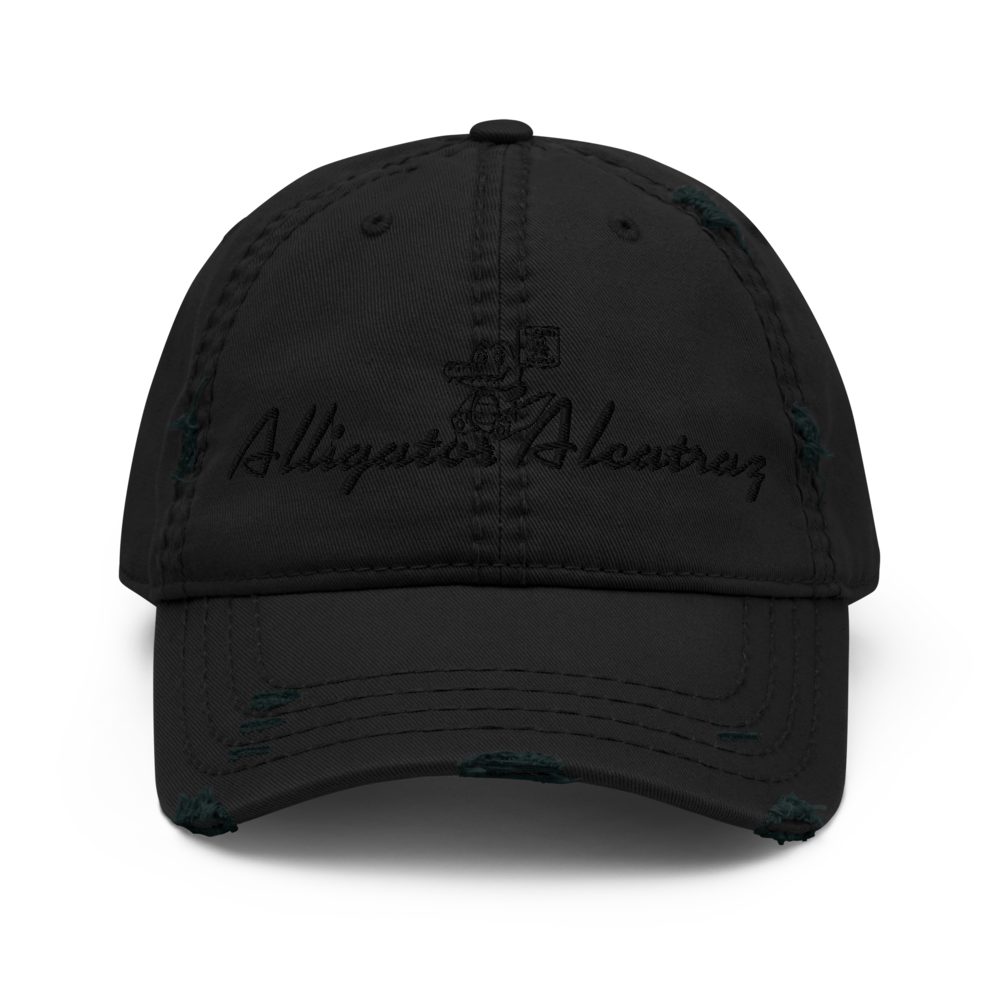 Alligator Alcatraz Distressed Dad Hat – Vintage Style, Streetwear Vibes, Adjusta