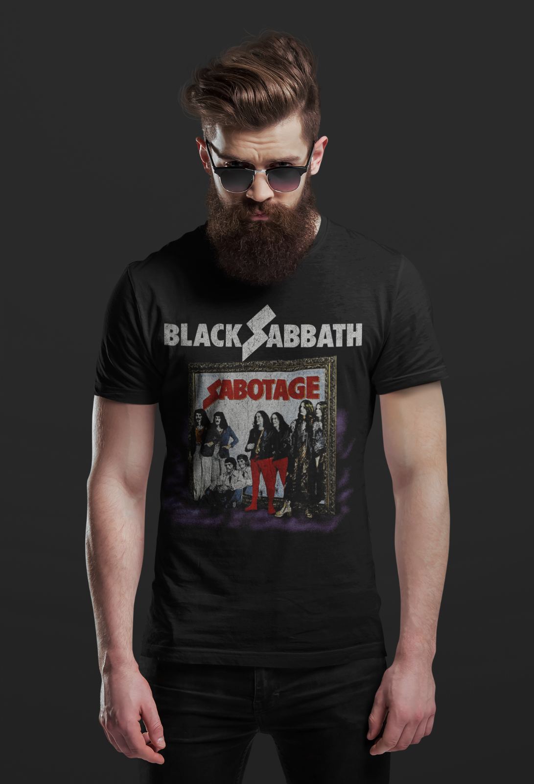 Black Sabbath Sabotage Ozzy Osbourne Rock and Roll Album Style T-shirt S-5XL