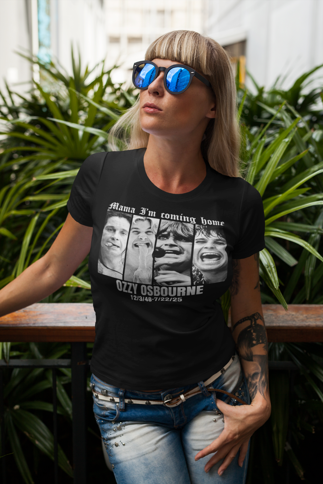 Ozzy Osbourne “Mama I’m Coming Home” Tribute T-Shirt – Vintage Rock Memorial Tee