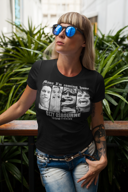 Ozzy Osbourne “Mama I’m Coming Home” Tribute T-Shirt – Vintage Rock Memorial Tee